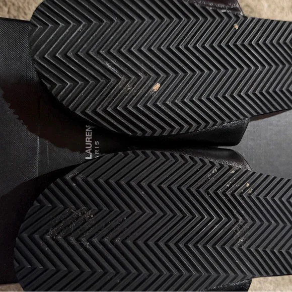Saint Laurent Black Slide Sandals size 7.5 - Picture 3 of 5